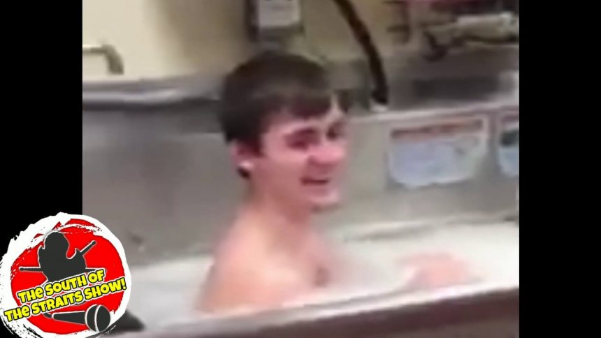 VIDÉO Cet employé d&rsquo;un fast-food se baigne dans l&rsquo;évier de la cuisine, la direction prend une décision radicale