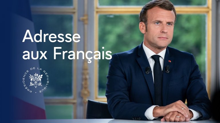 VIDÉO Voici l’allocution intégrale d’Emmanuel Macron en vidéo mais aussi son discours en texte