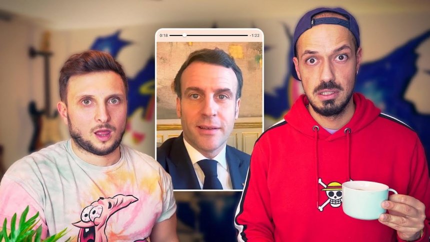 VIDEO Emmanuel Macron lance un défi à McFly et Carlito, ils n&rsquo;en reviennent toujours pas et lui font une proposition
