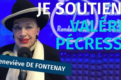 VIDEO Geneviève de Fontenay votera pour Valérie Pecresse « Ce sera la première fois que je voterai à droite »