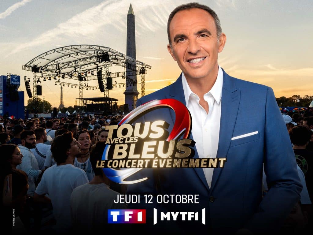 TF1 organise une soirée en l'honneur de l'équipe de France de rugby avec Nikos Aliagas et Isabelle Ithurburu