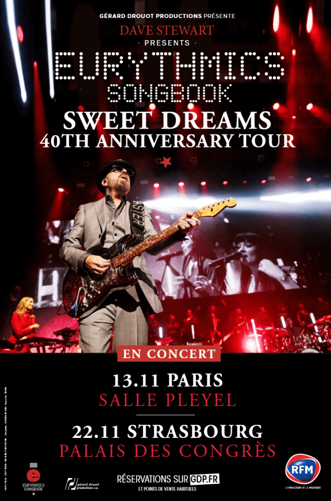 Dave Stewart (Eurythmics) annonce des concerts en France pour le 40e anniversaire de "Sweet Dreams"