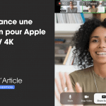 Zoom lance une application pour Apple TV 4K