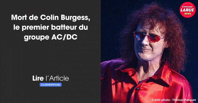 Mort de Colin Burgess, le premier batteur du groupe AC/DC