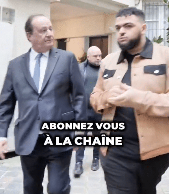 François Hollande invité du Podcast vidéo "Autour de moi" de Malek Délégué, le 7 décembre