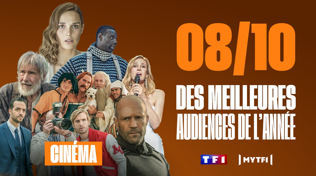 TF1 décroche 8 des 10 meilleures audiences cinéma de 2023