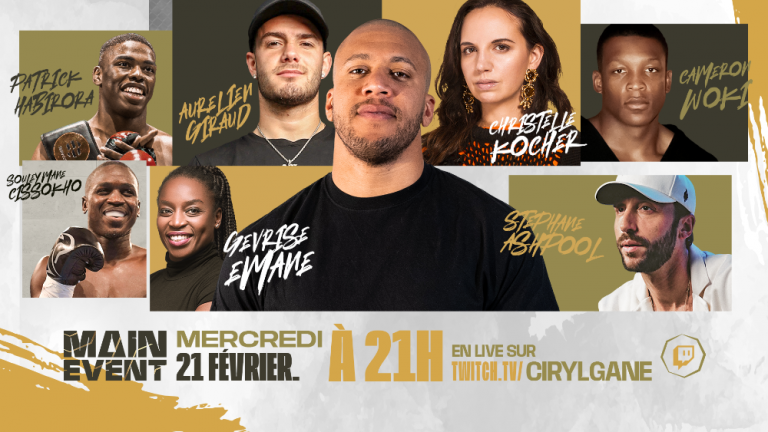 Ciryl Gane lance "Main Event" sur Twitch : Une fusion unique entre MMA et mode