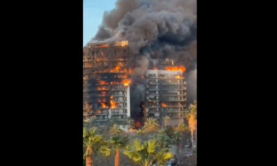 VIDEO Un incendie très impressionnant à Valence en Espagne fait plusieurs blessés