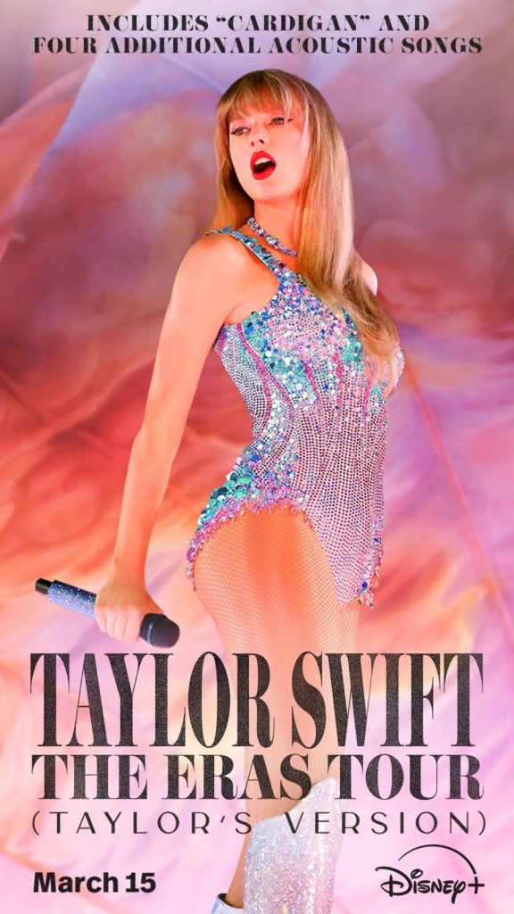 Taylor Swift : la version longue du film de sa tournée mondiale sera disponible dès le 15 mars sur Disney+