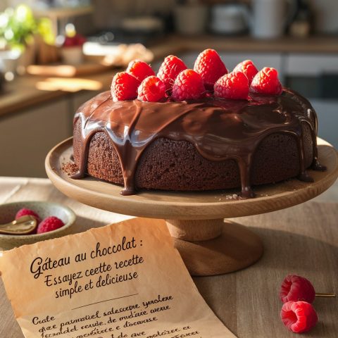 Gâteau au Chocolat : essayez cette recette simple et délicieuse
