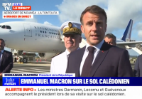 Emmanuel Macron en Nouvelle-Calédonie pour rétablir la paix et la sécurité