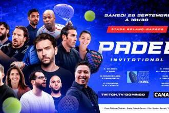 Domingo et Webedia organisent un tournoi de padel exceptionnel à Roland-Garros