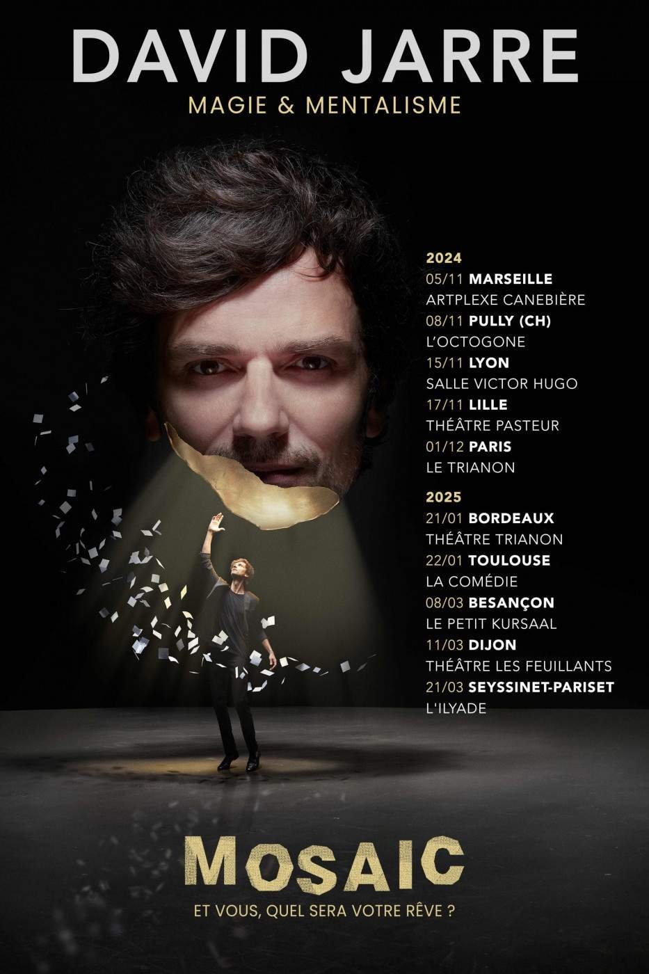 David Jarre dévoile les dates de sa tournée "Mosaic" : le Trianon en point d'orgue