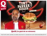 Quick : lancement du Tony Parker Burger Bœuf Ranch, voici le prix de cette nouveauté