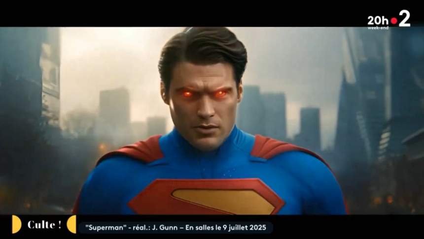James gunn réagit avec sarcasme à l'erreur du jt de france 2 sur superman James Gunn réagit avec sarcasme à l’erreur du JT de France 2 sur Superman