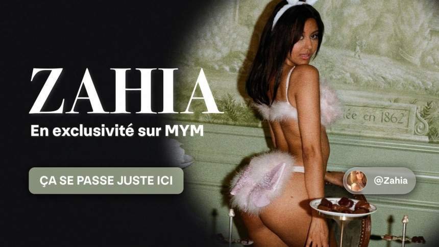 Zahia Dehar rejoint la plateforme MYM