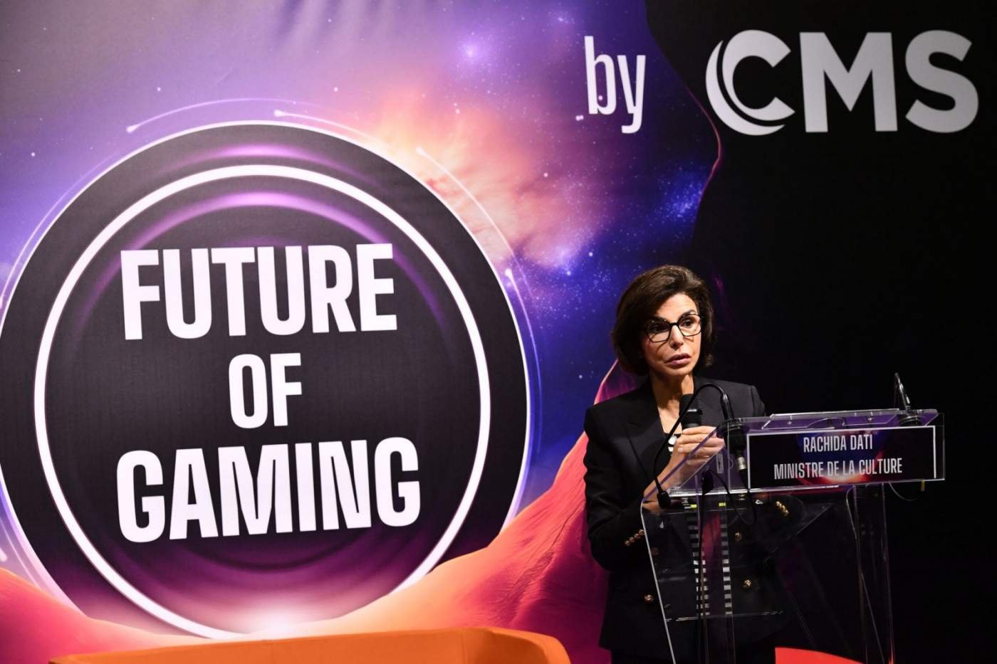 Rachida Dati soutient le crédit d'impôt jeu vidéo à la Paris Games Week
