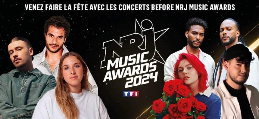Venez faire la fête avec les concerts before NRJ Music Awards 2024 !