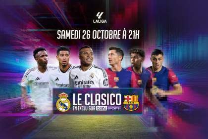 Le Clasico Real Madrid – Barça samedi 26 octobre à 21h00 sur beIN SPORTS