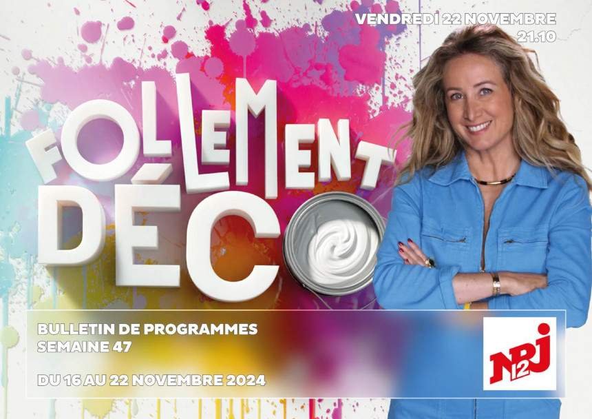 NRJ 12 lance une nouvelle émission déco : « Follement Déco ! » animée par Stéphanie Catanzano