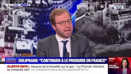 VIDÉO. Antoine Armand : Le Doliprane restera produit en France