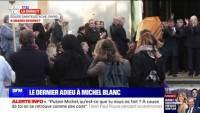 Vidéo. Obsèques de michel blanc : le cercueil quitte l'église saint-eustache sous les applaudissements VIDÉO. Obsèques de Michel Blanc : le cercueil quitte l’église Saint-Eustache sous les applaudissements