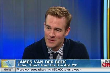 L&rsquo;acteur James Van Der Beek, célèbre pour son rôle dans la série « Dawson » annonce son combat contre le cancer colorectal