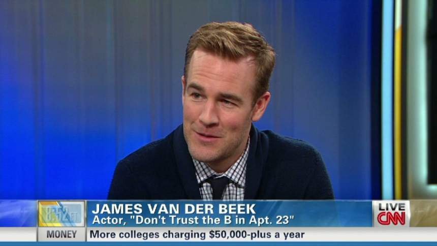 L&rsquo;acteur James Van Der Beek, célèbre pour son rôle dans la série « Dawson » annonce son combat contre le cancer colorectal
