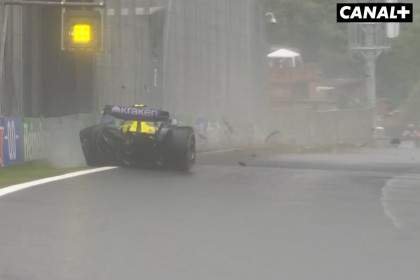 Formule 1 : Franco Colapinto victime d&rsquo;un accident spectaculaire au Grand Prix du Brésil (vidéo)