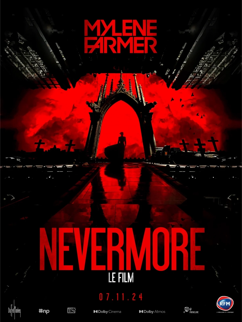 « Nevermore » : Le film-concert de Mylène Farmer fait sensation au Grand Rex et elle a fait une apparition surprise