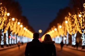 Champs-Élysées : Tony Estanguet inaugure les illuminations de Noël à Paris