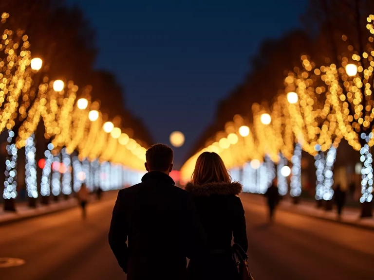 Champs-Élysées : Tony Estanguet inaugure les illuminations de Noël à Paris