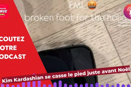 Kim Kardashian se casse le pied juste avant Noël