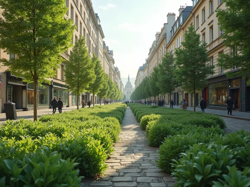 Paris accélère sa végétalisation avec 120 nouvelles rues vertes Paris accélère sa végétalisation avec 120 nouvelles rues vertes