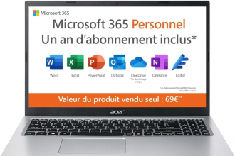Test de l&rsquo;ACER Aspire 1 : Un PC portable abordable et performant