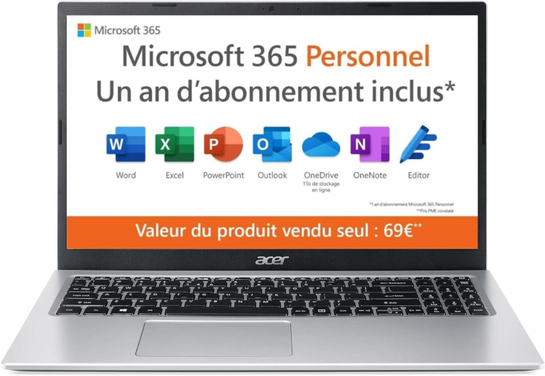 Test de l’ACER Aspire 1 : Un PC portable abordable et performant