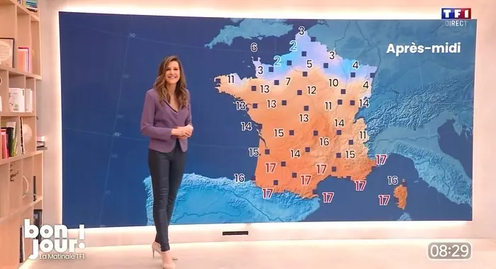 Daniela Prepeliuc remplace Tatiana Silva à la météo de TF1 et séduit le public