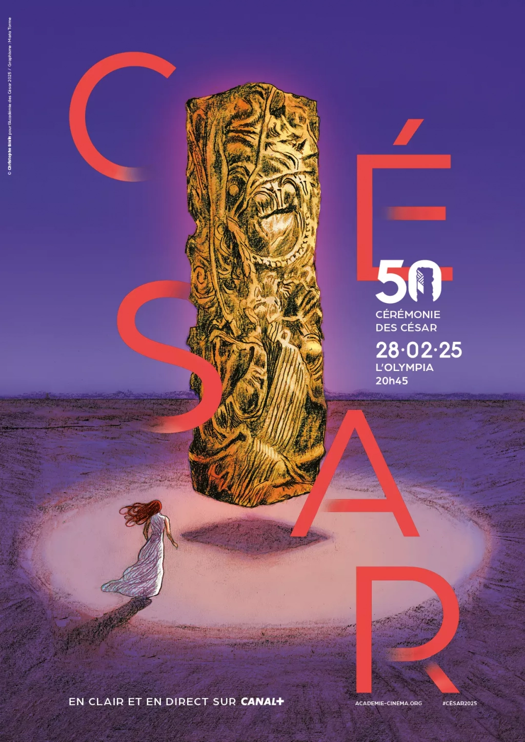 César 2025 : les nominations dévoilées pour la 50e cérémonie