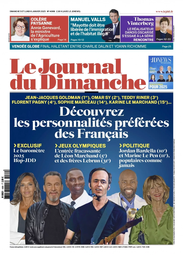 Voici les personnalités préférées des Français en 2024