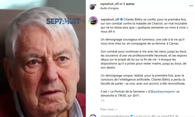 Charles Biétry privé de parole : comment Sept à Huit a recréé sa voix grâce à l’intelligence artificielle