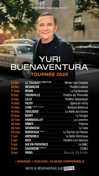 Yuri Buenaventura : une tournée en France et un concert exceptionnel à Paris en 2025