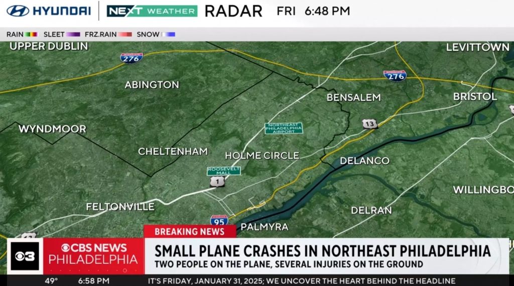 VIDÉO – Crash d’avion à Philadelphie en Pennsylvanie : un jet s’écrase sur un centre commercial faisant plusieurs victimes