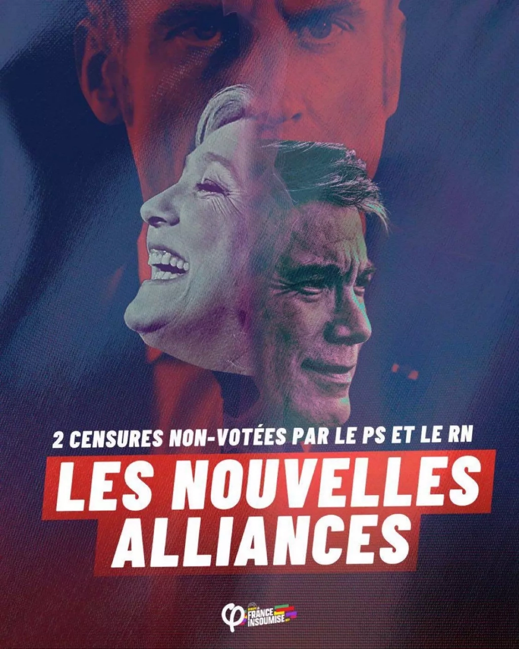 La gauche française en crise : une affiche de LFI attise les tensions