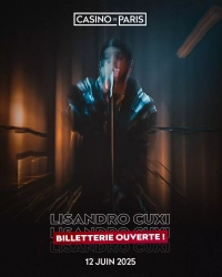 Lisandro Cuxi en concert au Casino de Paris le 12 juin 2025