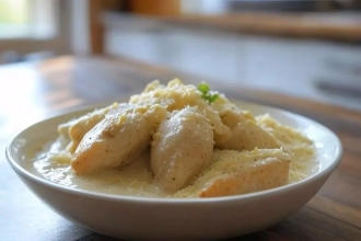 Poulet crémeux à l’ail et au parmesan : un plat rapide et gourmand