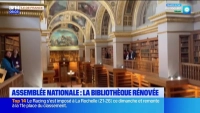 La bibliothèque de l&rsquo;Assemblée nationale ouvrira ses portes au public après une année de restauration