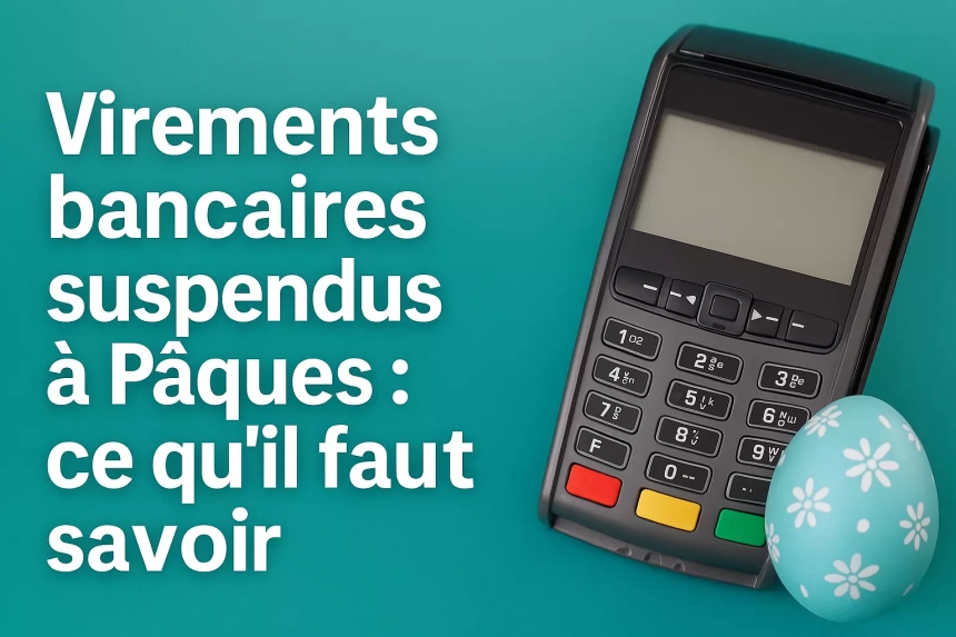 Virements bancaires suspendus à Pâques : ce qu&rsquo;il faut savoir