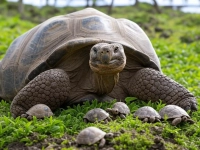 Une tortue géante centenaire des Galápagos donne naissance à ses premiers bébés après 100 ans