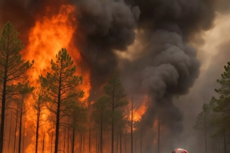 Incendie au New Jersey : plus de 13 000 hectares ravagés, des milliers d’évacuations