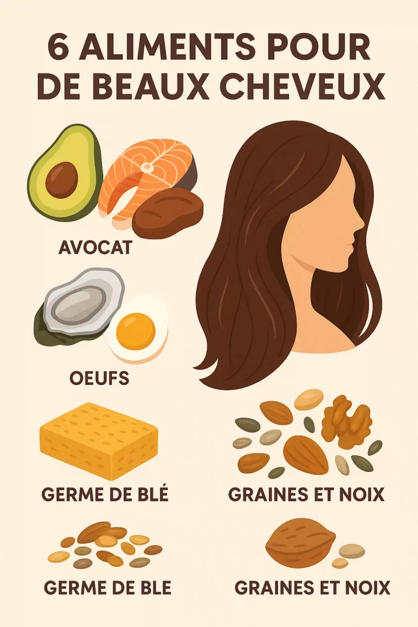 Aliments pour de beaux cheveux : que manger pour une chevelure éclatante? Aliments pour de beaux cheveux : que manger pour une chevelure éclatante ?